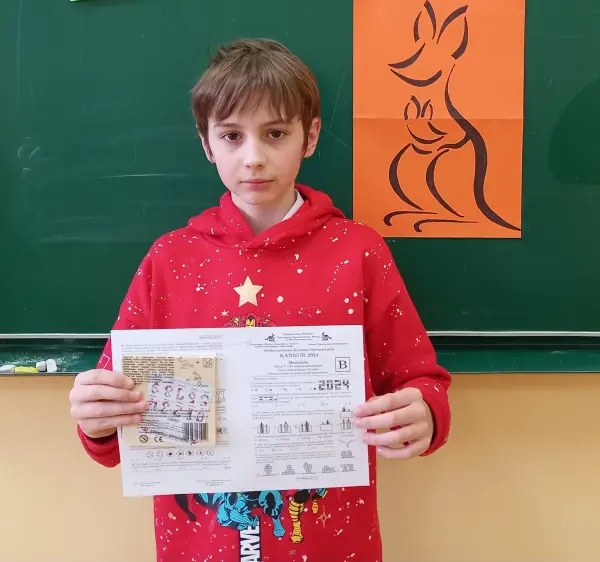 Zdjęcie z etapu szkolnego Kangura