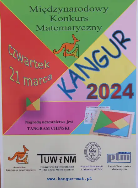 Zdjęcie z etapu szkolnego Kangura