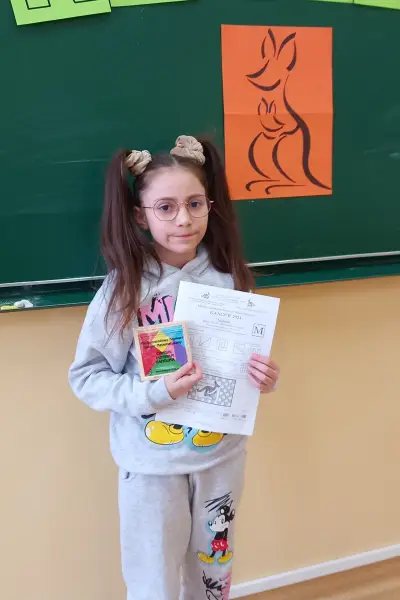 Zdjęcie z etapu szkolnego Kangura