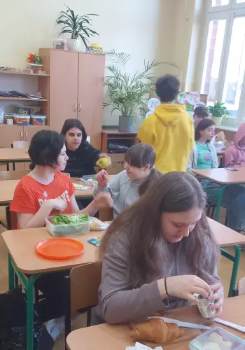 Zdjęcie ze zdrowego śniadania
